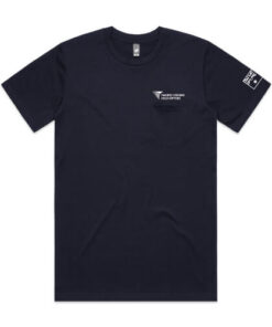 Pacific Crown Navy pocket tee