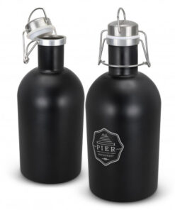 Growler - 2L black with silver engraving