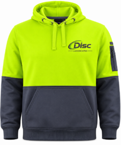 Disc Landscapes Hi Vis Pullover Hood