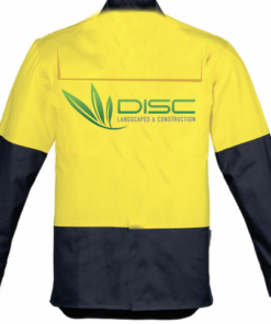 Alternative view of Disc Landscapes Men's Long Sleeve Shirt