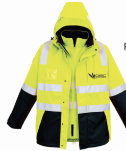 Disc Landscapes Mens Waterproof 4 in 1 jacket