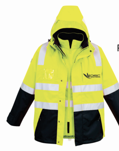 Disc Landscapes Mens Waterproof 4 in 1 jacket - Scream Print Screen ...